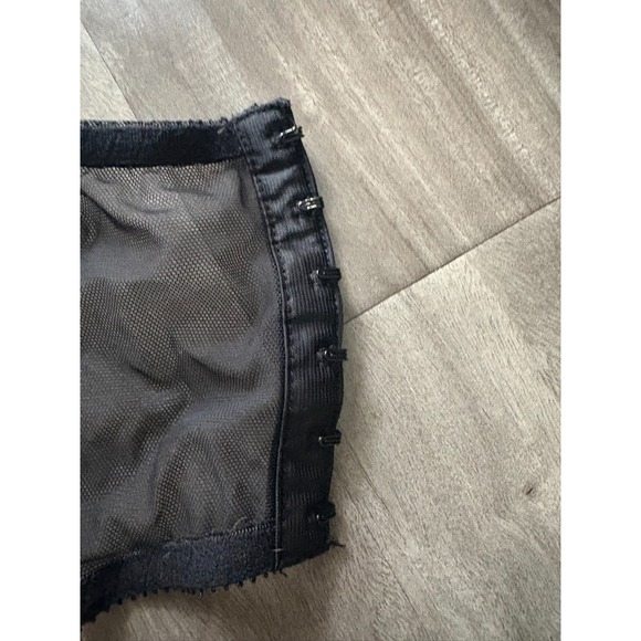 Victoria's Secret One Piece Teddy Black Lace Lingerie Wired Padded Women's 34C - Picture 7 of 15